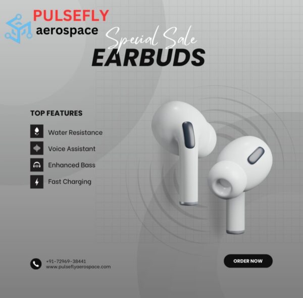 TWS-08 True Wireless Earbuds with Lightning Charging | Bluooth v5.4 | 7–8 Hours Playtime | Touch Controls | Ergonomic Fitet - Image 4